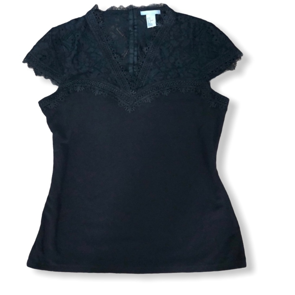 🟢 H&M Black Top NWOT